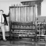 charles babbage with the first computer in the world