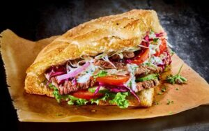 turkish doner kebab stock image image of kebap, street 4043723